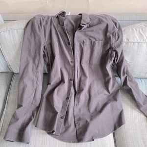 Men’s XL Lululemon Button Up Shirt, Black